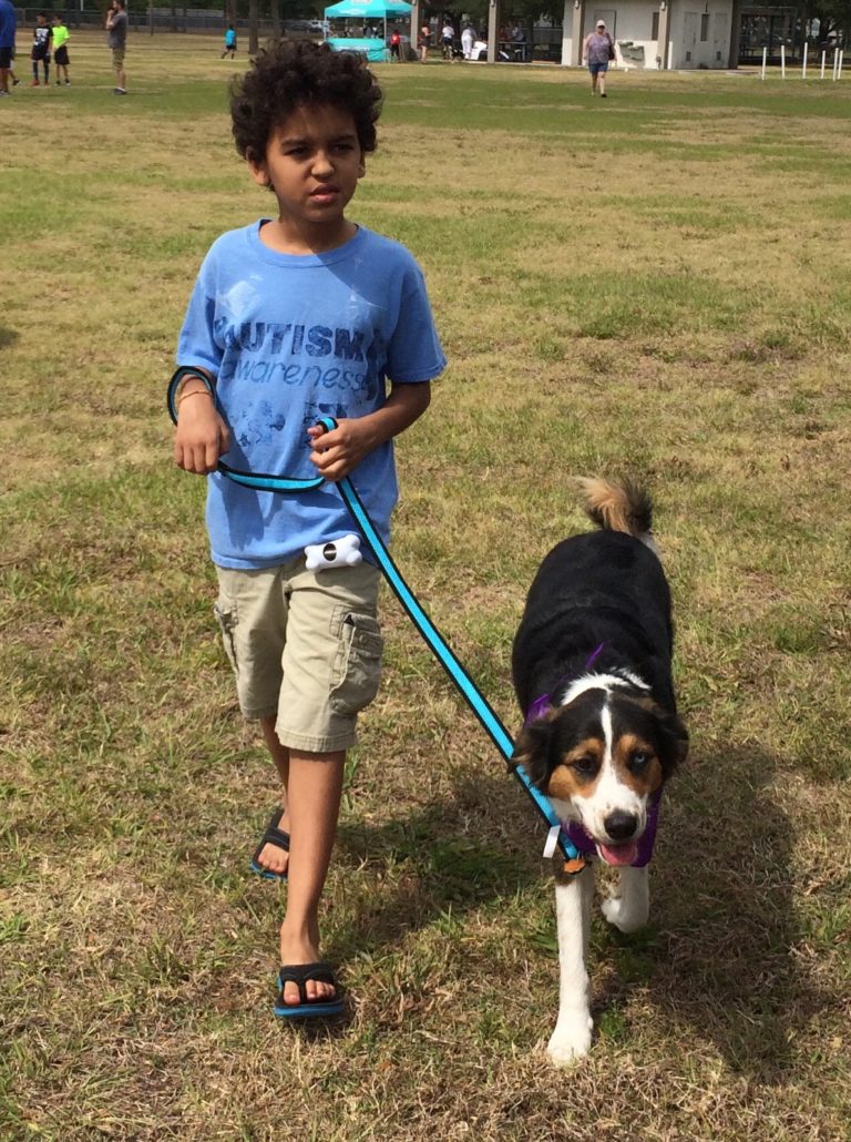 Sam with Dog Caiden, success